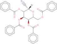 2-Bromo-2-deoxy-3,4,5,7-tetra-O-benzoyl-a-D-gluco-heptulopyranosononitrile