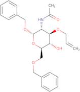 Benzyl 2-acetamido-3-O-allyl-6-O-benzyl-2-deoxy-a-D-glucopyranoside