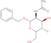 Benzyl 2-acetamido-2,4-dideoxy-4-fluoro-a-D-glucopyranose