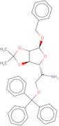 Benzyl 5-amino-5-deoxy-2,3-O-isopropylidene-6-O-trityl-a-L-gulofuranoside