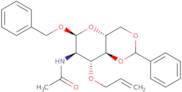 Benzyl 2-acetamido-3-O-allyl-4,6-O-benzylidene-2-deoxy-a-D-glucopyranoside