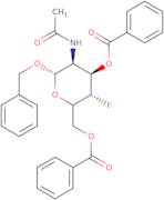 Benzyl 2-acetamido-3,6-di-O-benzoyl-2,4-dideoxy-4-fluoro-a-D-glucopyranoside