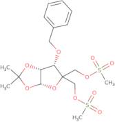 3-O-Benzyl 4-C-(methanesulfonyloxymethyl)-5-O-methanesulfonyl-1,2-O-isopropylidene-a-D-ribofuranose