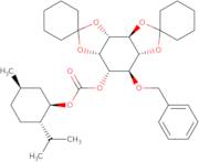 6-O-Benzyl-1-(-)-carboxymenthyl-2,3;4,5-di-O-cyclohexylidene-D-myo-inositol