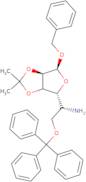 Benzyl 5-amino-5-deoxy-2,3-O-isopropylidene-6-O-trityl-a-D-mannofuranoside