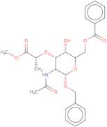 Benzyl 2-acetamido-6-O-benzoyl-2-deoxy-a-D-muramic acid methyl ester