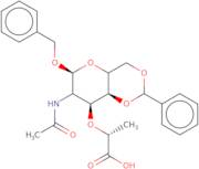 Benzyl 2-acetamido-4,6-O-benzylidene-2-deoxy-a-D-muramic acid