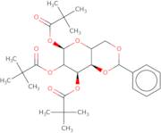 4,6-O-Benzylidene-1,2,3-tri-O-pivaloyl-a-D-mannopyranose