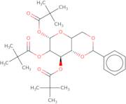 4,6-O-Benzylidene-1,2,3-tri-O-pivaloyl-b-D-galactopyranose