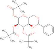 4,6-O-Benzylidene-1,2,3-tri-O-pivaloyl-b-D-glucopyranose