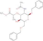 Benzyl N-acetyl-6-O-benzyl-a-D-muramic acid methyl ester