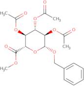 Benzyl b-D-glucopyranosiduronic acid methyl ester triacetate