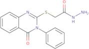 2-[(4-Oxo-3-phenyl-3,4-dihydroquinazolin-2-yl)sulfanyl]acetohydrazide