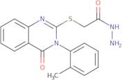 2-{[3-(2-Methylphenyl)-4-oxo-3,4-dihydroquinazolin-2-yl]sulfanyl}acetohydrazide