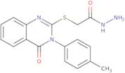 2-{[3-(4-Methylphenyl)-4-oxo-3,4-dihydroquinazolin-2-yl]sulfanyl}acetohydrazide