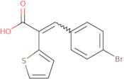 3-(4-Bromophenyl)-2-(thiophen-2-yl)prop-2-enoic acid