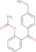 2-Acetoxy-4'-ethylbenzophenone