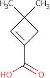 3,3-Dimethylcyclobut-1-ene-1-carboxylic acid