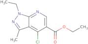 Ethyl 4-chloro-1-ethyl-3-methyl-1H-pyrazolo[3,4-b]pyridine-5-carboxylate