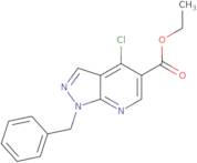 Ethyl 1-benzyl-4-chloro-1H-pyrazolo[3,4-b]pyridine-5-carboxylate