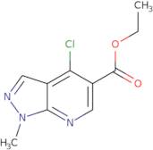 Ethyl 4-chloro-1-methyl-1H-pyrazolo[3,4-b]pyridine-5-carboxylate