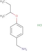 1-[4-(Butan-2-yloxy)phenyl]methanamine hydrochloride
