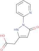 2-[5-Oxo-1-(pyridin-2-yl)-2,5-dihydro-1H-pyrazol-3-yl]acetic acid