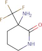 3-Amino-3-(trifluoromethyl)piperidin-2-one