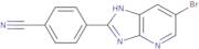 4-{6-Bromo-3H-imidazo[4,5-b]pyridin-2-yl}benzonitrile