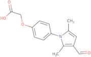 2-[4-(3-Formyl-2,5-dimethyl-1H-pyrrol-1-yl)phenoxy]acetic acid