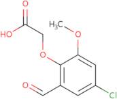 2-(4-Chloro-2-formyl-6-methoxyphenoxy)acetic acid