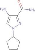 4-Amino-1-cyclopentyl-1H-pyrazole-3-carboxamide