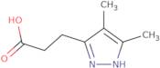 3-(3,4-Dimethyl-1H-pyrazol-5-yl)propanoic acid hydrochloride