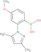 [2-(3,5-Dimethyl-1H-pyrazol-1-yl)-4-methoxyphenyl]boronic acid