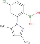 [4-Chloro-2-(3,5-dimethyl-1H-pyrazol-1-yl)phenyl]boronic acid