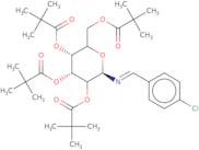 N-(4-Chlorobenzyliden)imino-2,3,4,6-tetra-O-pivaloyl-D-glucopyranoside