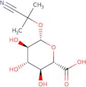 1-Cyano-1-methylethyl b-D-glucopyranosiduronic acid