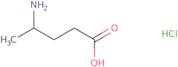 4-Aminopentanoic acid hydrochloride
