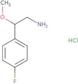 2-(4-Fluorophenyl)-2-methoxyethan-1-amine hydrochloride