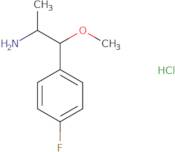 1-(4-Fluorophenyl)-1-methoxypropan-2-amine hydrochloride