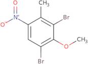 1,3-dibromo-2-methoxy-4-methyl-5-nitrobenzene