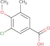 3-Chloro-4-methoxy-5-methylbenzoic acid