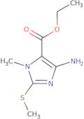 Ethyl 4-amino-1-methyl-2-(methylsulfanyl)-1H-imidazole-5-carboxylate