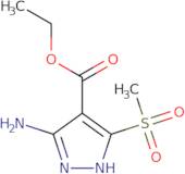 Ethyl 5-amino-3-methanesulfonyl-1H-pyrazole-4-carboxylate