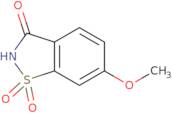 6-Methoxybenzo[D]isothiazol-3(2H)-one 1,1-dioxide