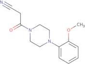 3-[4-(2-Methoxyphenyl)piperazin-1-yl]-3-oxopropanenitrile