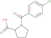 1-(4-Chlorobenzoyl)pyrrolidine-2-carboxylic acid