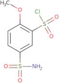 2-Methoxy-5-sulfamoylbenzene-1-sulfonyl chloride