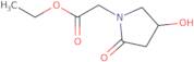 4-Hydroxy-2-oxo-1-pyrrolidineacetic acid ethyl ester