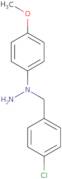 1-(4-chlorobenzyl)-1-(4-methoxyphenyl)hydrazine